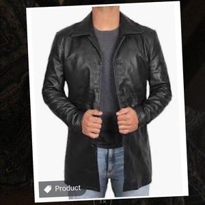 Wilson’s Black Leather Coat